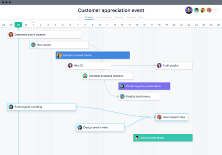 Asana Timeline Feature