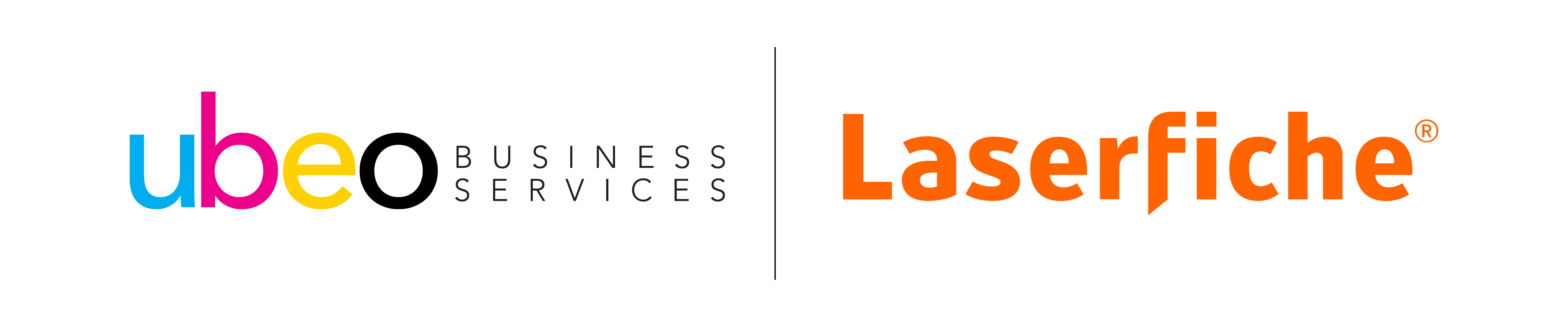 UBEO Laserfiche dual logo