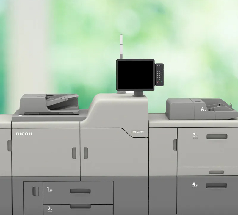 Ricoh Pro C7200 Series Color Sheet-Fed Printers slide three